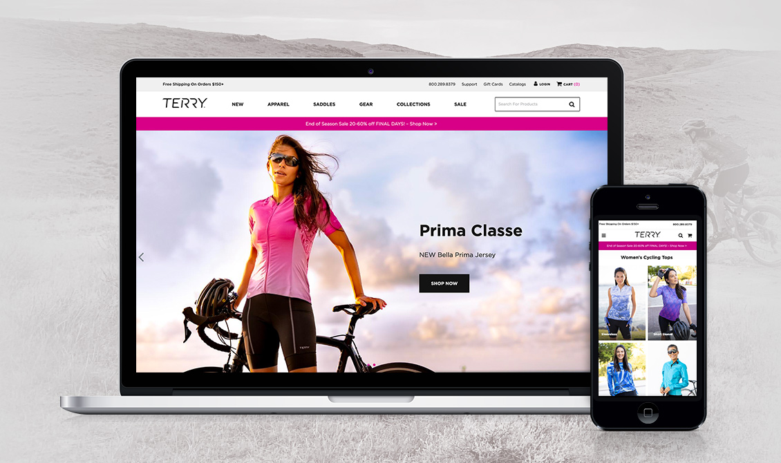 Terry Bicycles SuiteCommerce web store